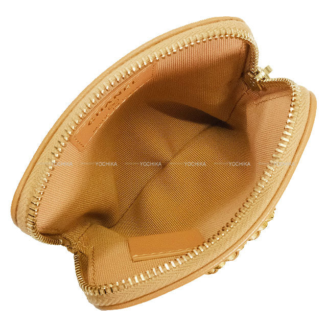 CHANEL change purse Chanel 19 Zipper Chain Coco Mark Beige Lambskin Gold HW AP2086[BRAND NEW][Authentic]