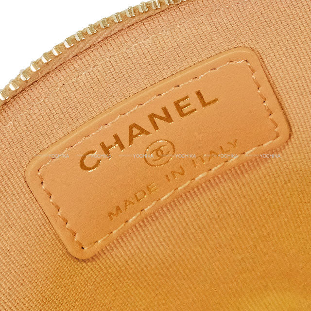 CHANEL change purse Chanel 19 Zipper Chain Coco Mark Beige Lambskin Gold HW AP2086[BRAND NEW][Authentic]