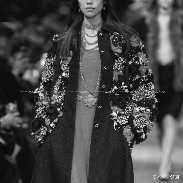 2024-2025 AW CHANEL necklace Coco mark rhinestone pearl Grey Costume pearls/strass Gold HW ABD880[BRAND NEW][Authentic]