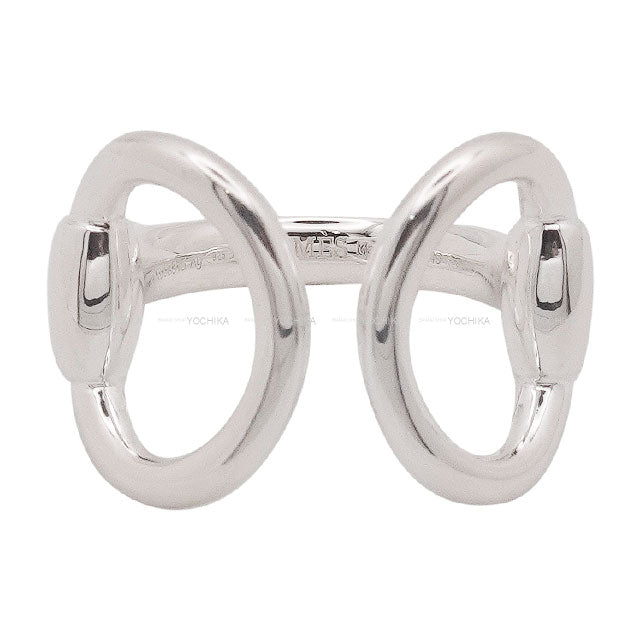 HERMES ring Nausicaa Silver Silver925 (SV925 Ag925) #49[EXCELLENT][Authentic]