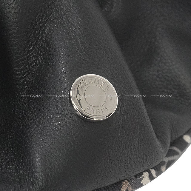 HERMES hair accessories Chou chou Claudia SELLIER charm Noir (Black) Agneaunappalize/Clou de Selle[BRAND NEW][Authentic]