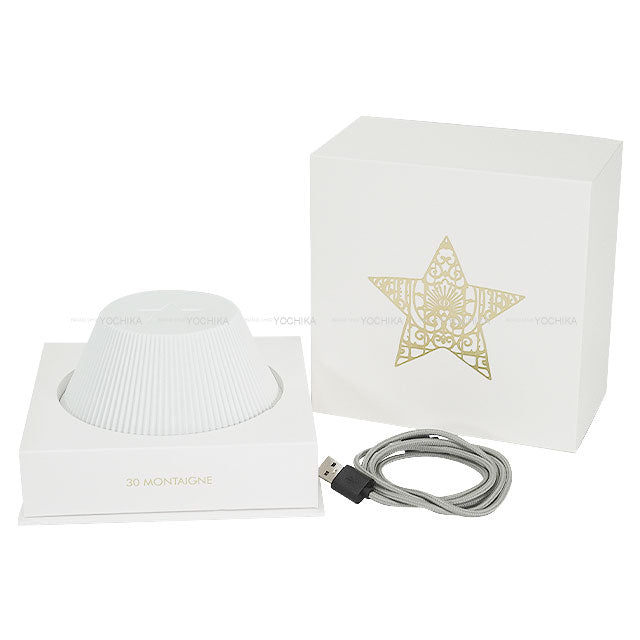 Dior lighting LED Mini Lamp Pleated Bagatelle Star-shaped USB Blanc (White) Porcelain HYC03CLM0U[EXCELLENT][Authentic]