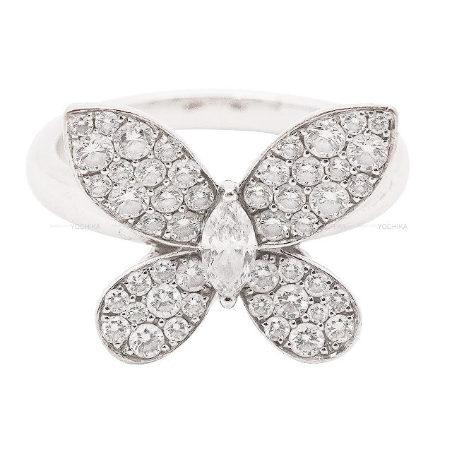 [Pre-loved] GRAFF ring Pave Butterfly Diamond Mini K18WG/Diamond #50 GR77354[LIKE NEW][Authentic]