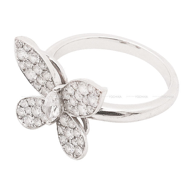 [Pre-loved] GRAFF ring Pave Butterfly Diamond Mini K18WG/Diamond #50 GR77354[LIKE NEW][Authentic]