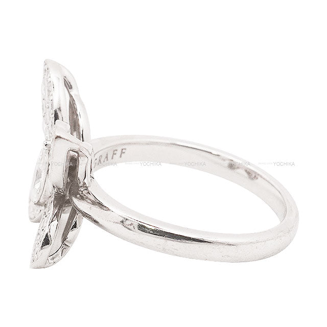 [Pre-loved] GRAFF ring Pave Butterfly Diamond Mini K18WG/Diamond #50 GR77354[LIKE NEW][Authentic]