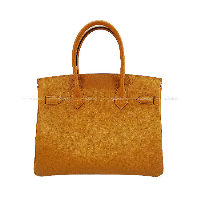 [Pre-loved] HERMES Handbag Birkin30 Caramel Veau Epsom Gold HW Stamp T[LIKE NEW][Authentic]