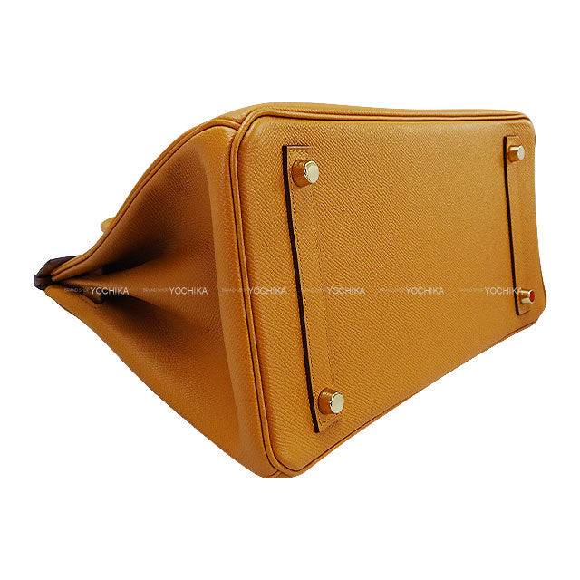 [Pre-loved] HERMES Handbag Birkin30 Caramel Veau Epsom Gold HW Stamp T[LIKE NEW][Authentic]
