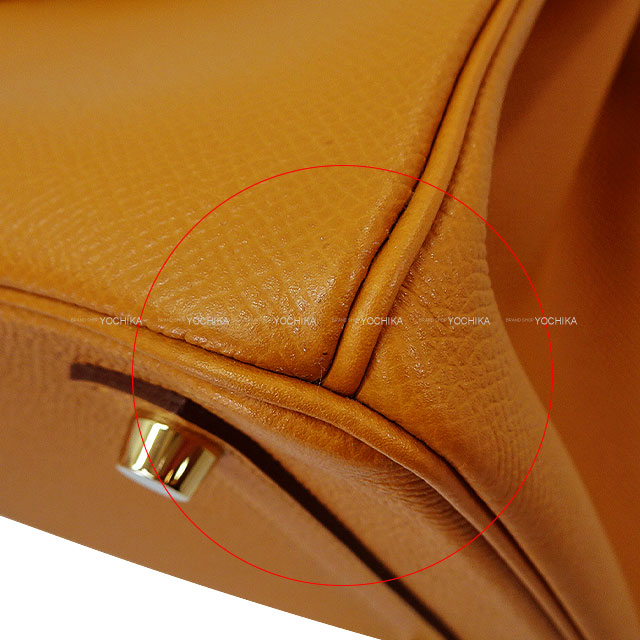 [Pre-loved] HERMES Handbag Birkin30 Caramel Veau Epsom Gold HW Stamp T[LIKE NEW][Authentic]