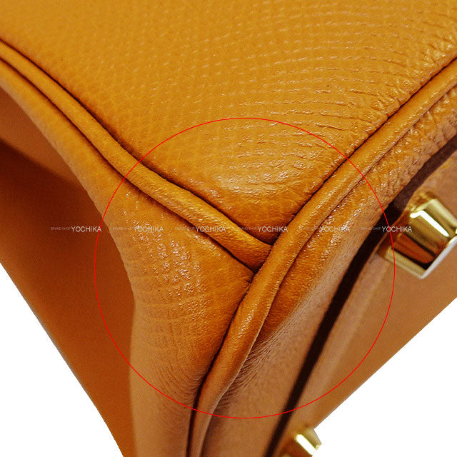 [Pre-loved] HERMES Handbag Birkin30 Caramel Veau Epsom Gold HW Stamp T[LIKE NEW][Authentic]
