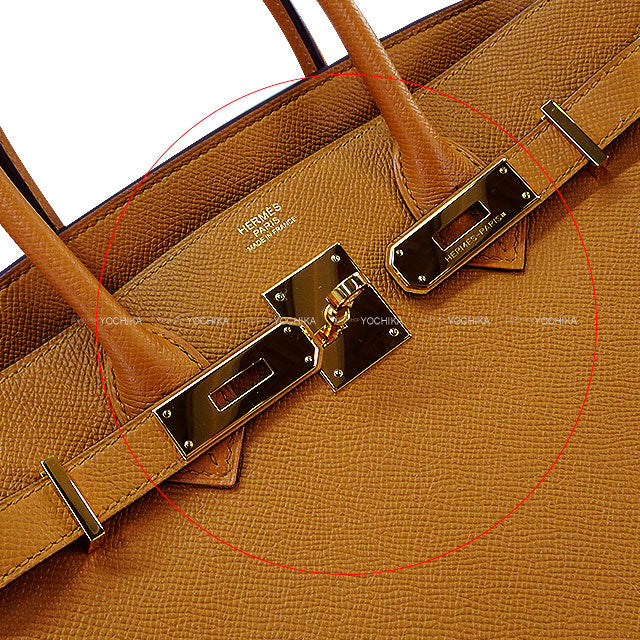 [Pre-loved] HERMES Handbag Birkin30 Caramel Veau Epsom Gold HW Stamp T[LIKE NEW][Authentic]
