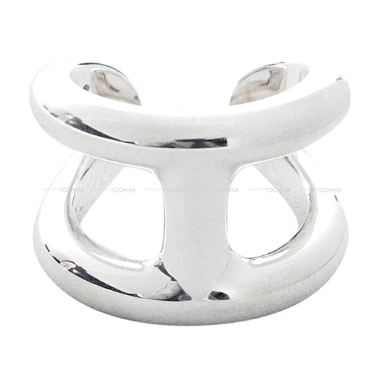 HERMES ring Osmose GM Silver Silver925 (SV925 Ag925) #51[EXCELLENT][Authentic]
