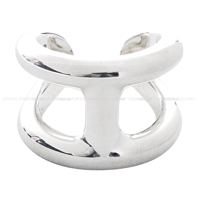 HERMES ring Osmose GM Silver Silver925 (SV925 Ag925) #51[EXCELLENT][Authentic]