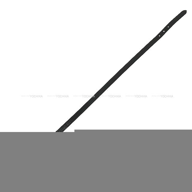 HERMES bracelet Pop H Double Tour #T2 Noir (Black) Chevre Chamkila/Metal Gold HW Stamp W LF1204[EXCELLENT][Authentic]