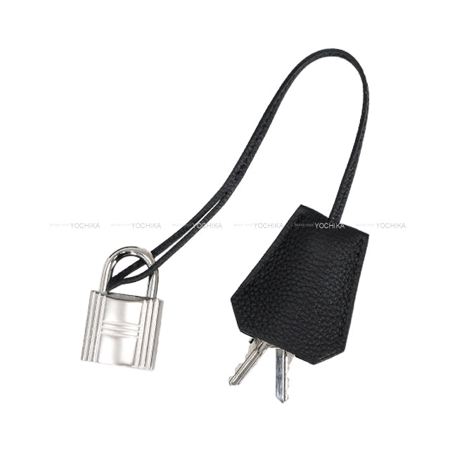 HERMES Shoulder bag Kelly Messenger 32 GM Noir (Black) Veau Togo Silver HW Stamp K[BRAND NEW][Authentic]