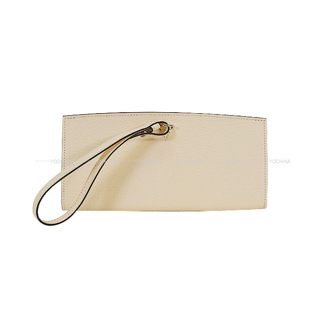 HERMES Glasses case Eyeglass Case In The Loop Wink Nata/Black/KevlarChoco/Mint/Bleu Brume Chevre Mysore Silver HW Stamp U[EXCELLENT][Authentic]