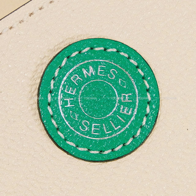 HERMES Glasses case Eyeglass Case In The Loop Wink Nata/Black/KevlarChoco/Mint/Bleu Brume Chevre Mysore Silver HW Stamp U[EXCELLENT][Authentic]