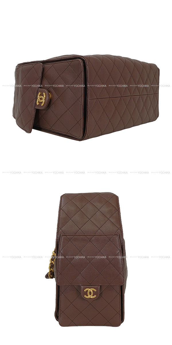 [Pre-loved] 2025-2026AW CHANEL Shoulder bag CHANEL25 Matelasse Large Burgundy Graind Calf(Caviarskin) Antique Gold HW AS5553[LIKE NEW][Authentic]