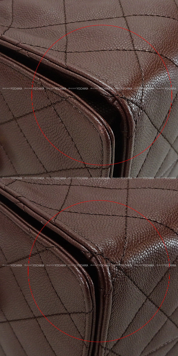 [Pre-loved] 2025-2026AW CHANEL Shoulder bag CHANEL25 Matelasse Large Burgundy Graind Calf(Caviarskin) Antique Gold HW AS5553[LIKE NEW][Authentic]