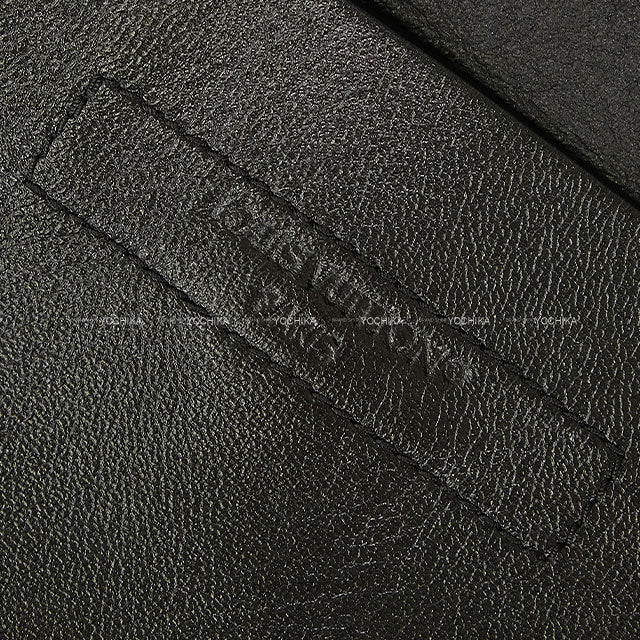 2022 LOUIS VUITTON Ladies Reversible Long Coat Monogram Belt & Hood Noir (Black) Wool/Leather #38 CA36929[ALMOST NEW][Authentic]