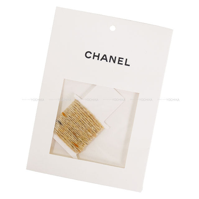 2022-2023AW CHANEL skirt Ladies Knit Rhinestone COCO Button Beige/Pink/Multicolor Cashmere/Wool #38 P73897[EXCELLENT][Authentic]