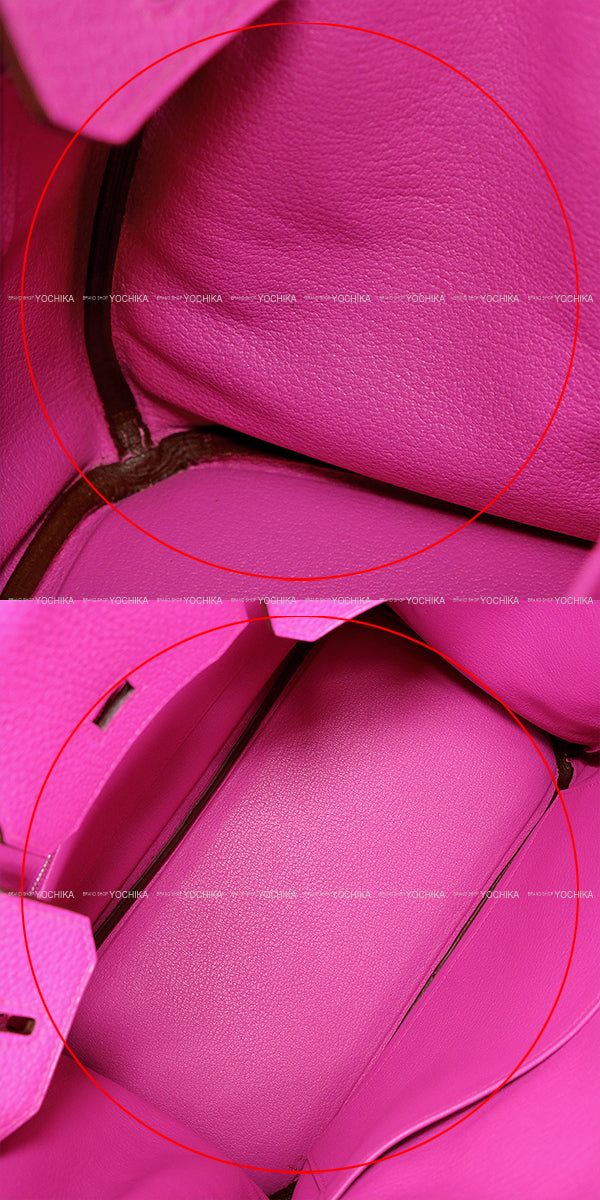 [Pre-loved] HERMES Handbag Birkin30 Magnolia Taurillon Clemence Silver HW Stamp C[USED SA][Authentic]