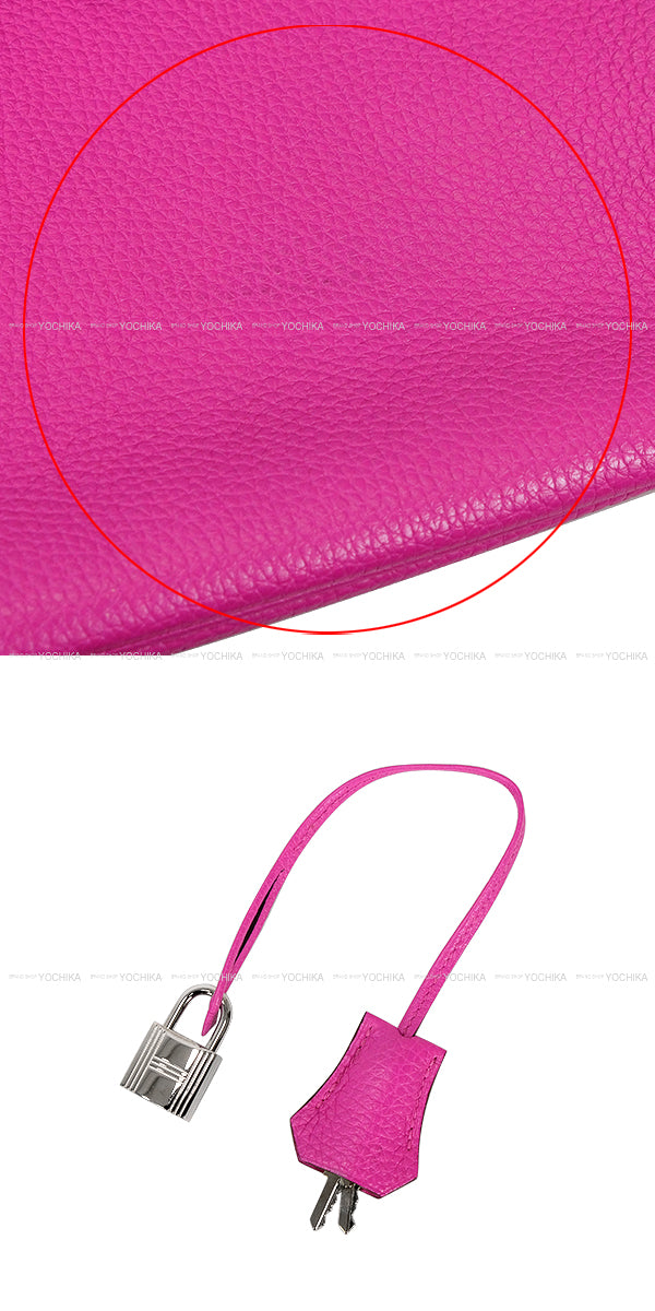 [Pre-loved] HERMES Handbag Birkin30 Magnolia Taurillon Clemence Silver HW Stamp C[USED SA][Authentic]