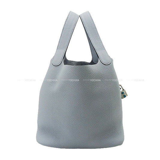 HERMES Handbag Picotin Lock 22 MM Gris Pantin Taurillon Clemence Silver HW Stamp K[BRAND NEW][Authentic]
