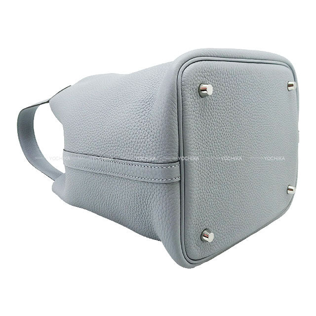 HERMES Handbag Picotin Lock 22 MM Gris Pantin Taurillon Clemence Silver HW Stamp K[BRAND NEW][Authentic]