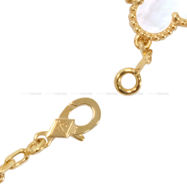 Van Cleef & Arpels bracelet Vintage Alhambra 5 Motifs Gold K18/Mother of Pearl VCARA41800[BRAND NEW][Authentic]