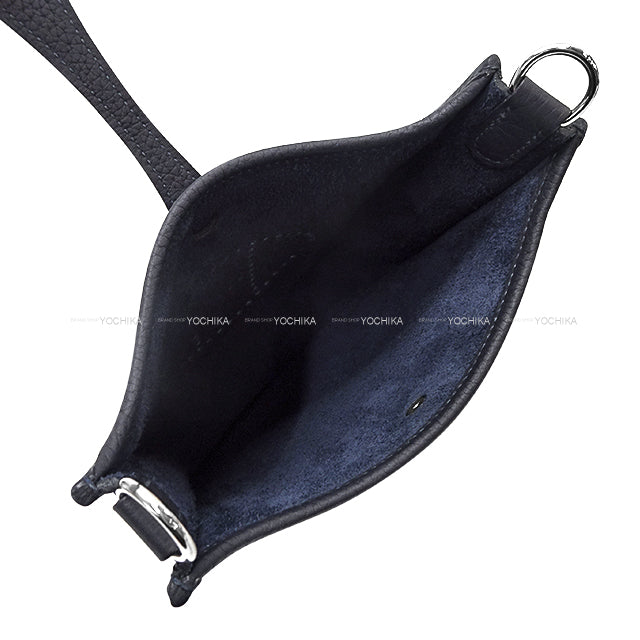 HERMES Shoulder bag Evelyne 16 TPM Amazon Caban/Rose Shocking/Blue Indigo Taurillon Clemence Silver HW Stamp W[ALMOST NEW][Authentic]