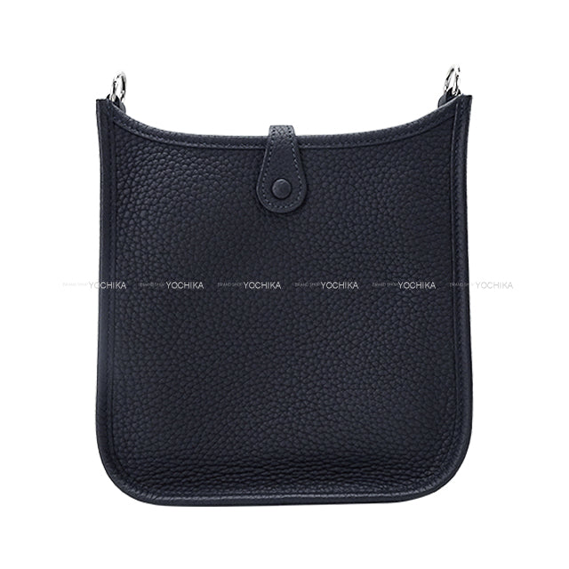 HERMES Shoulder bag Evelyne 16 TPM Amazon Caban/Rose Shocking/Blue Indigo Taurillon Clemence Silver HW Stamp W[ALMOST NEW][Authentic]