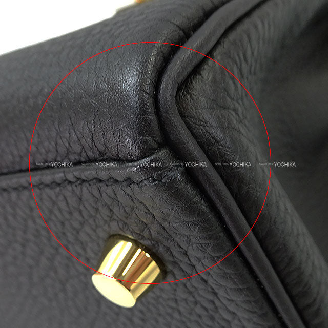 [Pre-loved] HERMES Shoulder bag Kelly28 Retourne Noir (Black) Veau Togo Gold HW Stamp Y[LIKE NEW][Authentic]