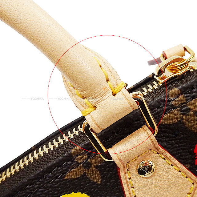 LOUIS VUITTON Shoulder bag Nano Speedy Yayoi Kusama LV×YK Multicolor Monogram Dot Print Gold HW M81979[EXCELLENT][Authentic]