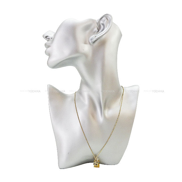 CHANEL necklace No.5 Perfume Bottle Motif Noir (Black)/Gold Resin/Metal Champagne Gold HW[EXCELLENT][Authentic]