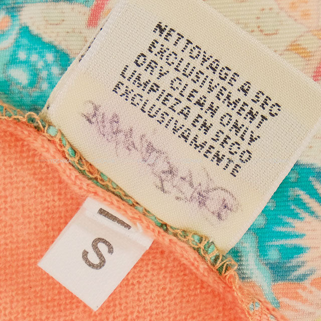 [Pre-loved] HERMES Cardigan Knit Twillaine ENSEMBLE RENCONTRE DE OCEAN Margiela Era Salmon Pink Silk100%/Cashmere100% #S[LIKE NEW][Authentic]