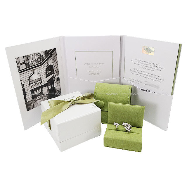 Van Cleef & Arpels ring Entre les Doigts Socrate K18WG/DIAMOND #48 VCARB14548[EXCELLENT][Authentic]