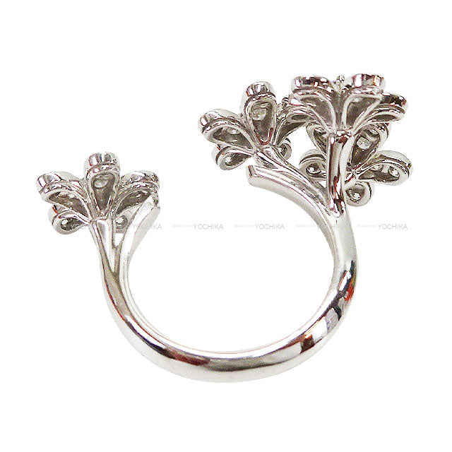 Van Cleef & Arpels ring Entre les Doigts Socrate K18WG/DIAMOND #48 VCARB14548[EXCELLENT][Authentic]