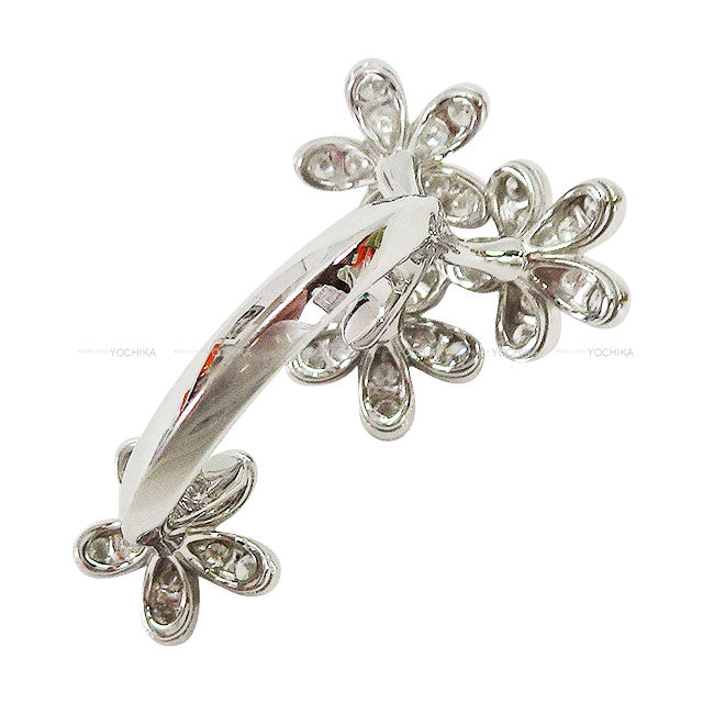 Van Cleef & Arpels ring Entre les Doigts Socrate K18WG/DIAMOND #48 VCARB14548[EXCELLENT][Authentic]