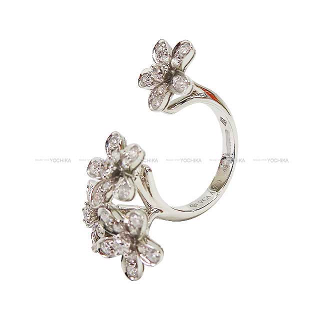 Van Cleef & Arpels ring Entre les Doigts Socrate K18WG/DIAMOND #48 VCARB14548[EXCELLENT][Authentic]