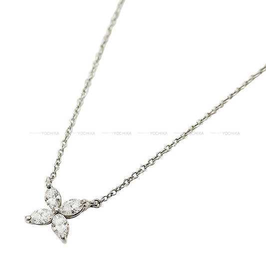 [Pre-loved] TIFFANY&Co. necklace Victoria Small Pendant Silver Pt950/Diamond 60011941[USED SA][Authentic]