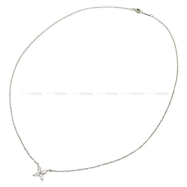 [Pre-loved] TIFFANY&Co. necklace Victoria Small Pendant Silver Pt950/Diamond 60011941[USED SA][Authentic]