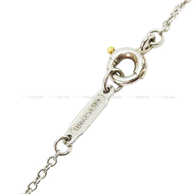 [Pre-loved] TIFFANY&Co. necklace Victoria Small Pendant Silver Pt950/Diamond 60011941[USED SA][Authentic]