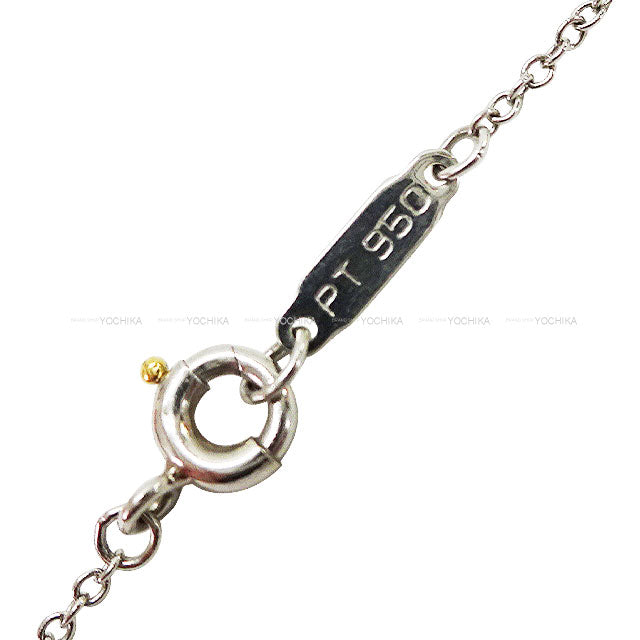 [Pre-loved] TIFFANY&Co. necklace Victoria Small Pendant Silver Pt950/Diamond 60011941[USED SA][Authentic]