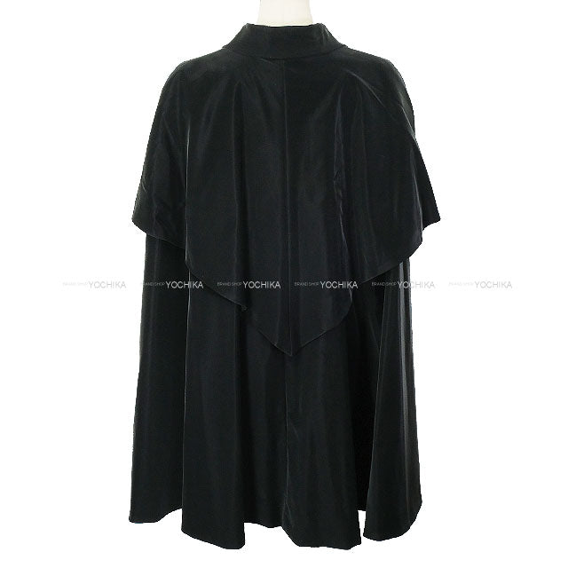 2023AW CHANEL Poncho Camellia Button Noir (Black) Viscose #34 P75859[EXCELLENT][Authentic]