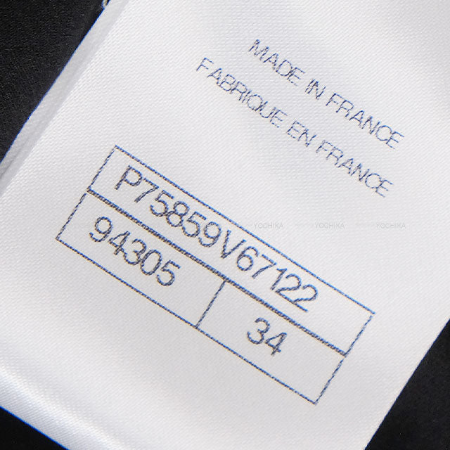 2023AW CHANEL Poncho Camellia Button Noir (Black) Viscose #34 P75859[EXCELLENT][Authentic]