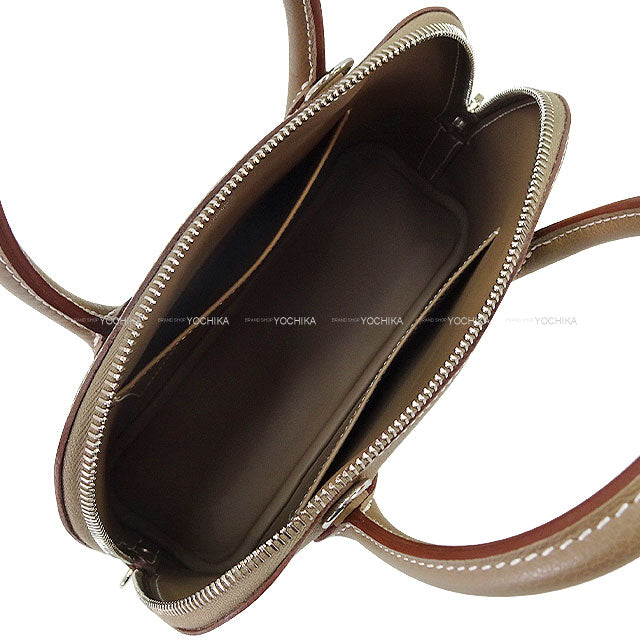 HERMES Shoulder bag Bolide1923 25 Etoupe Evercolor Silver HW Stamp K[BRAND NEW][Authentic]