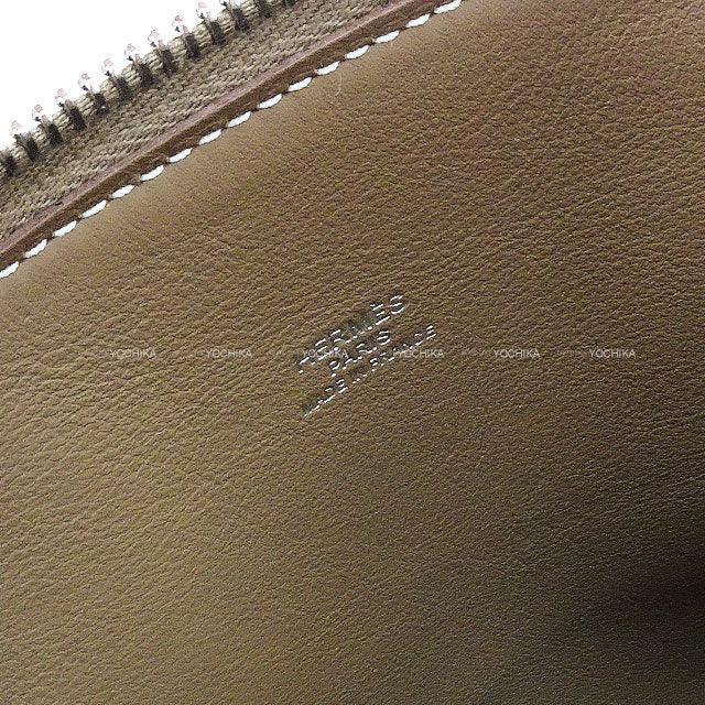 HERMES Shoulder bag Bolide1923 25 Etoupe Evercolor Silver HW Stamp K[BRAND NEW][Authentic]