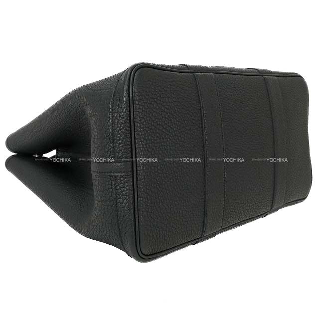 [Pre-loved] HERMES tote bag Garden Party 36 PM Noir (Black) Veau Negonda Silver HW Stamp W[LIKE NEW][Authentic]