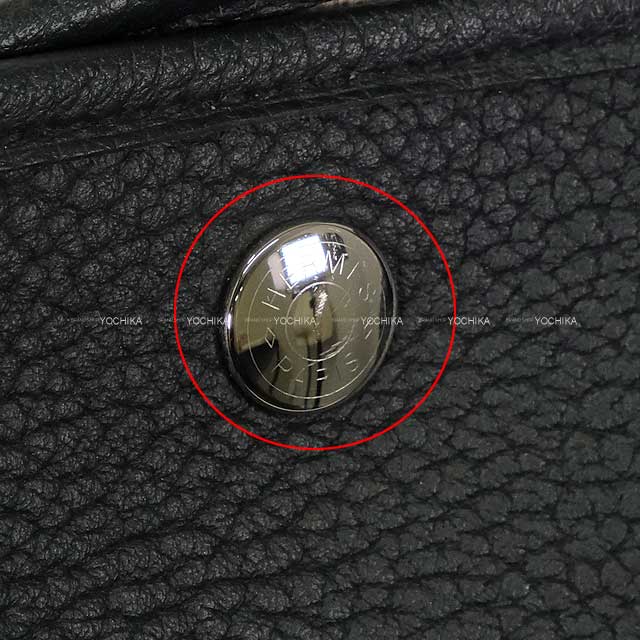 [Pre-loved] HERMES tote bag Garden Party 36 PM Noir (Black) Veau Negonda Silver HW Stamp W[LIKE NEW][Authentic]