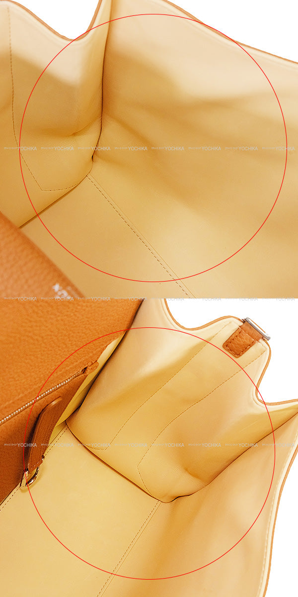 [Pre-loved] Delvaux Handbag Tempête L Tem Derby grain calf leather Silver HW[LIKE NEW][Authentic]